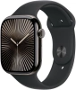Смарт-часы Apple Watch Series 10 A2999 46мм 2.1" OLED корп.черный Sport Band рем.черный разм.брасл.:160-210мм (MWWQ3LW/A)