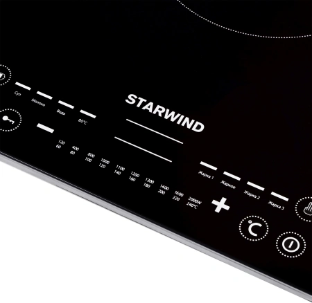 Плита Индукционная Starwind STI-1001 черный стеклокерамика (настольная)