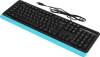 Клавиатура A4Tech Fstyler FK10 черный/синий USB