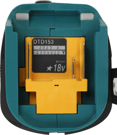 Шуруповерт Makita DTD153ZJ аккум. патрон:шестигр.1/4"