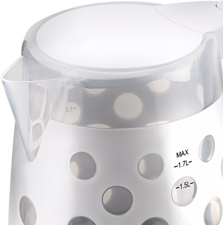 Чайник электрический Vitek VT-7048-01 1.7л. 2200Вт белый (корпус: пластик)