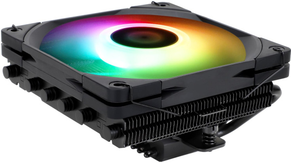 Устройство охлаждения(кулер) Thermalright AXP120-X67 Black ARGB Soc-AM5/AM4/1151/1200/2066/2011/1700 4-pin 26.1dB Al+Cu 490gr Ret (AXP120-X67-BL-ARGB)
