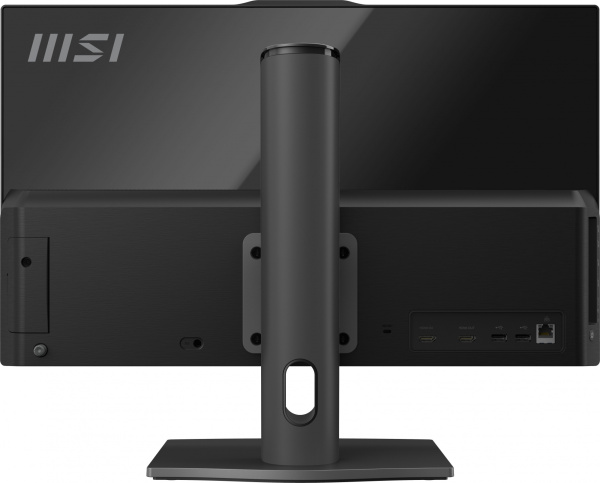 Моноблок MSI Modern AM242P 12M-630RU 23.8" Full HD PG 8505 (1.2) 4Gb SSD128Gb UHDG Windows 11 Professional GbitEth WiFi BT 120W клавиатура мышь Cam черный 1920x1080