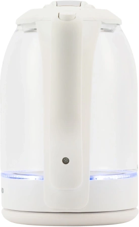 Чайник электрический Starwind SKG1056 1.8л. 2000Вт белый/прозрачный (корпус: стекло)