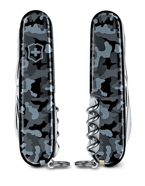 Нож перочинный Victorinox Huntsman (1.3713.942) 91мм 15функц. морской камуфляж карт.коробка