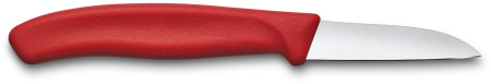 Нож кухонный Victorinox Swiss Classic (6.7301) стальной разделочный лезв.60мм прямая заточка красный без упаковки