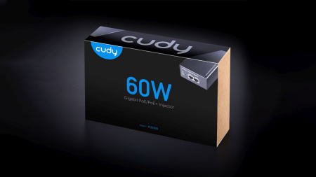 Инжектор PoE Cudy POE300 10/100/1000BASE-T 60Вт 53В(DC)