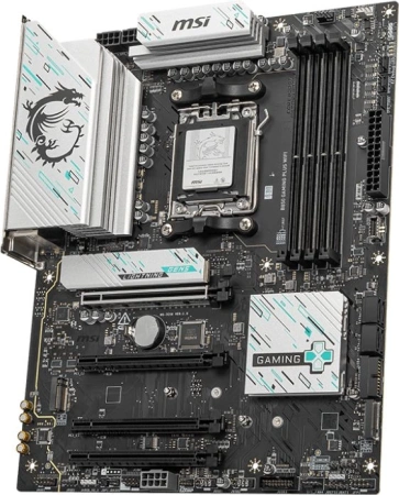 Материнская плата MSI B850 GAMING PLUS WIFI  SocketAM5 AMD B850 4xDDR5 ATX AC`97 8ch(7.1) 5Gigabit RAID+DP