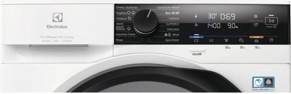 Стиральная машина Electrolux EW7W4492E пан.англ. класс: A загр.фронтальная макс.:9кг (с сушкой) белый инвертер