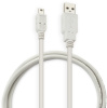 Кабель Buro USB2.0-M5P-1 USB A(m) mini USB B (m) 1м серый