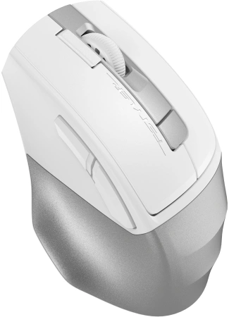 Мышь A4Tech Fstyler FG45CS Air2 белый/серебристый оптическая (2000dpi) silent беспроводная USB для н