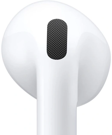 Гарнитура вкладыши Apple A3055,A3056,A3059 AirPods 4 ANC белый беспроводные bluetooth в ушной раковине (MXP93ZA/A)