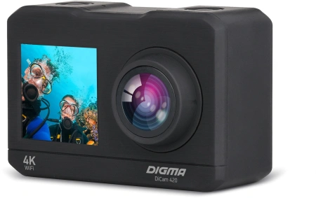 Экшн-камера Digma DiCam 420 черный