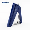 Степлер Kw-Trio 0556A-BLU Half strip Air touch 24/6 24/8 26/6 26/8 (40листов) синий 100скоб пластик коробка