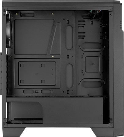 Корпус Aerocool Ore Saturn FRGB-G-BK-v1 черный без БП ATX 3x120mm 2xUSB2.0 1xUSB3.0 audio bott PSU