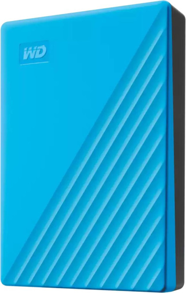 Жесткий диск WD USB3.2 Gen1 4TB WDBPKJ0040BBL-WESN My Passport 2.5" голубой