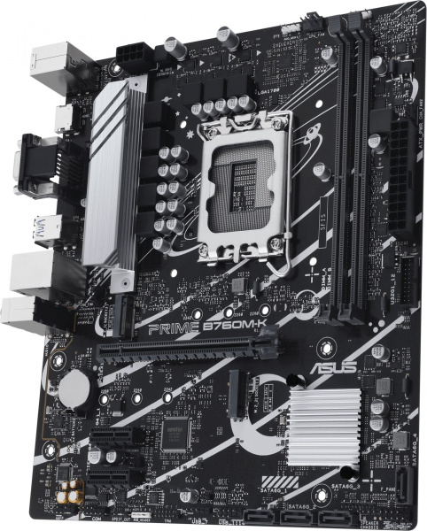 Материнская плата Asus PRIME B760M-K Soc-1700 Intel B760 2xDDR5 mATX AC`97 8ch(7.1) GbLAN RAID+VGA+H