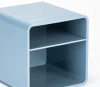 Подставка Deli NS011BLUE NS011 Nusign 2отд. для письменных принадлежностей 84х84х86мм синий пластик