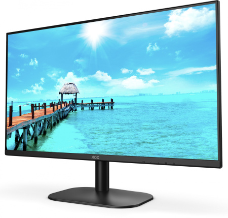 Монитор AOC 27" Value Line 27B2QAM черный VA LED 16:9 HDMI M/M матовая 250cd 178гр/178гр 1920x1080 75Hz VGA DP FHD 3.7кг