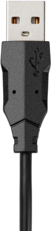 Клавиатура Оклик 155M черный USB slim (подставка для запястий) (1678057)