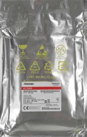 Жесткий диск Toshiba SATA-III 6Tb HDWD260UZSVA P300 (5400rpm) 128Mb 3.5"