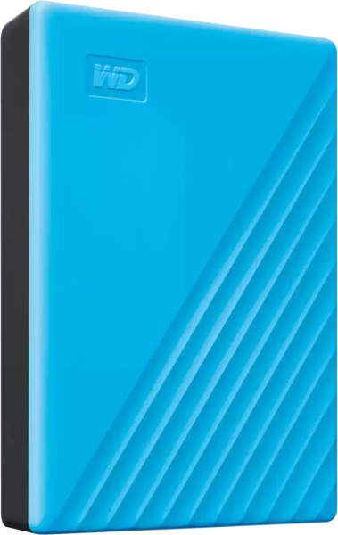 Жесткий диск WD USB3.2 Gen1 4TB WDBPKJ0040BBL-WESN My Passport 2.5" голубой