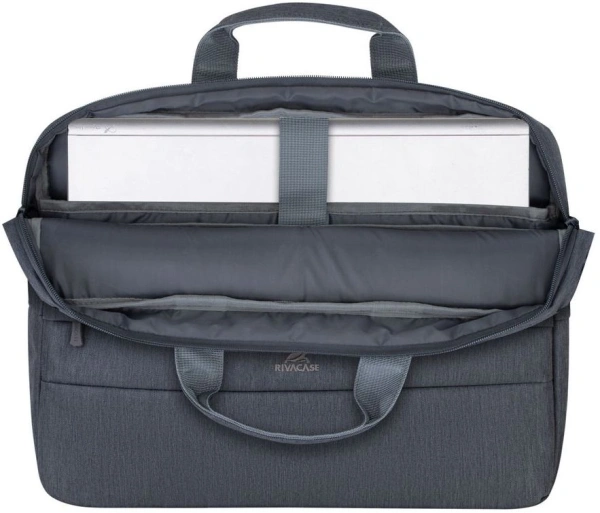 Сумка для ноутбука 15.6" Riva 7532 dark grey темно-серый полиэстер