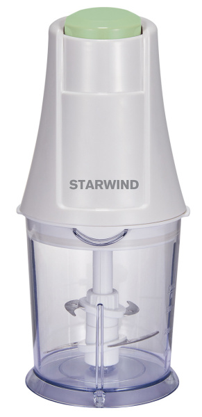 Измельчитель электрический Starwind SCP2010 1л. 300Вт белый/зеленый