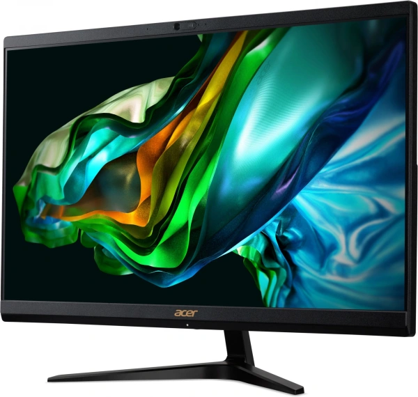 Моноблок Acer Aspire C24-1800 23.8" Full HD i3 1315U (1.2) 16Gb SSD512Gb UHDG CR Eshell GbitEth WiFi BT 65W клавиатура мышь Cam черный 1920x1080