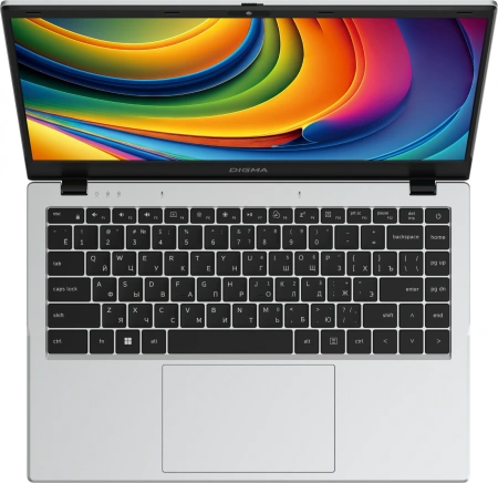 Ноутбук Digma EVE C4801 N100/8Gb/SSD256Gb/14"/IPS/FHD/W11Pro/silver/5900mAh