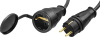 Удлинитель силовой Stayer 55026-10 3x1.5кв.мм 1розет. 10м КГ без катушки черный