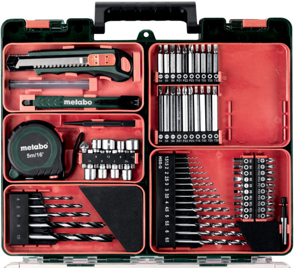 Дрель-шуруповерт Metabo BS 18 SET аккум. патрон:быстрозажимной (кейс в комплекте) (602207880)