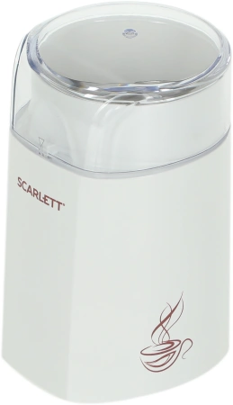 Кофемолка Scarlett SC-CG44506 150Вт сист.помол.:ротац.нож вместим.:60гр белый