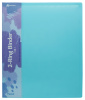Папка на 2-х кольцах Бюрократ Pastel PAST0812/2RBLUE A4 пластик 0.5мм кор.27мм торц.карм с бум. встав голубой