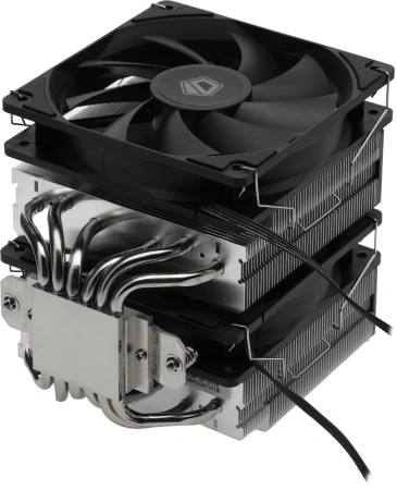 Устройство охлаждения(кулер) ID-Cooling SE-206-XT Soc-AM5/AM4/1151/1200/2066/1700 черный 4-pin 15-35dB Al+Cu 250W 1100gr Ret
