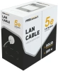 Кабель информационный PROconnect 01-0043-3 кат.5E UTP 4 пары 24AWG PVC внутренний 305м серый