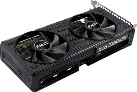 Видеокарта Palit PCI-E 4.0 PA-RTX3060 DUAL OC 12G NVIDIA GeForce RTX 3060 12288Mb 192 GDDR6 1320/15000 HDMIx1 DPx3 HDCP Ret