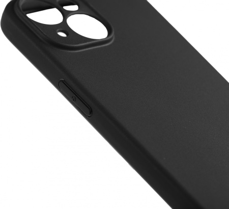 Чехол (клип-кейс) BoraSCO для Apple iPhone 15 черный (72417)