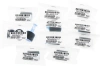 Комплект роликов Cactus CS-BRA-HP-M603 (RM1-5462/RM1-0036/RM1-0037/CB506-67905) для HP LJ P4014/P4015/P4515, M601/M602/M603