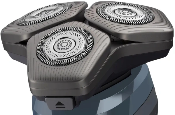 Бритва роторная Philips S8692/35 реж.эл.:3 питан.:аккум. голубой/черный