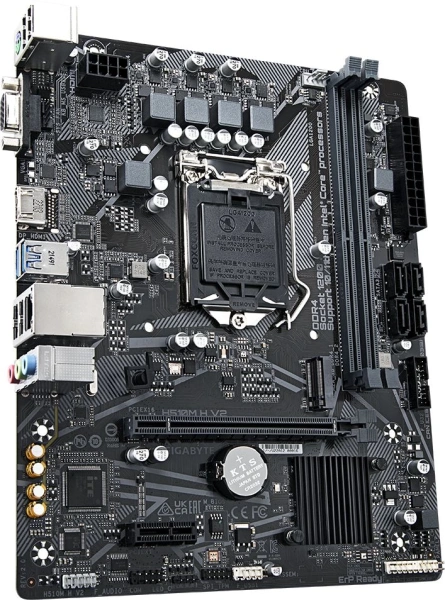 Материнская плата Gigabyte H510M H V2 2.0 Soc-1200 Intel Q470 2xDDR4 mATX AC`97 8ch(7.1) GbLAN+VGA+HDMI
