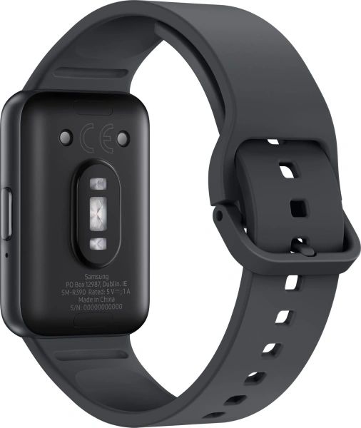 Смарт-часы Samsung Galaxy Fit 3 SM-R390 1.6" AMOLED корп.графит рем.графитовый р.бр.:M/L (SM-R390NZA