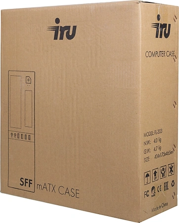 ПК IRU Office 310H6SF SFF i3 12100 (3.3) 8Gb SSD256Gb UHDG 730 Free DOS GbitEth 300W черный (1991582)