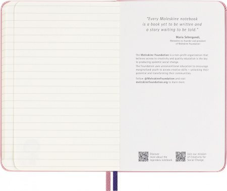 Блокнот Moleskine LE SAKURA Pocket 90x140мм обложка текстиль 160стр. линейка Momoko Sakura