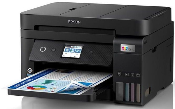 МФУ струйный Epson L6290 A4 Duplex Net WiFi USB RJ-45 черный