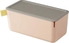 Короб для хранения Deli XDM10pink 1отд. 212x105x93.5мм розовый/серый пластик
