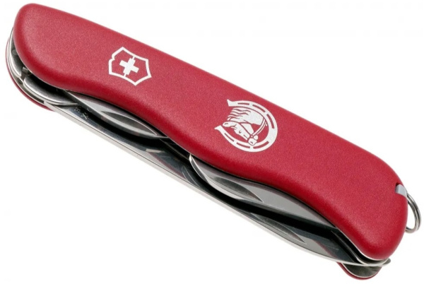 Нож перочинный Victorinox EQUESTRIAN (0.8583) 111мм 12функц. красный