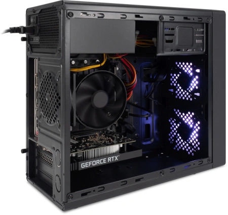 ПК IRU Game 510H6SEA MT Ryzen 5 5600 (3.5) 32Gb SSD512Gb RTX4060 8Gb Free DOS GbitEth 500W черный (2073977)