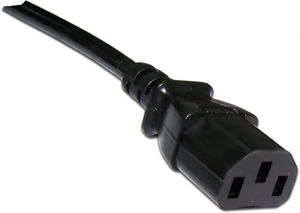 Шнур питания Lanmaster LAN-PP13/20-1.0-BK C13-C20 проводник.:3x0.75мм2 1м 220В 10А черный