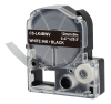 Картридж ленточный Cactus CS-LK4BWV LK-4BWV белый на черном 12x9 для Epson LW300/LW400/LW700/LW600P/LW1000P/K400/Z700/Z900
